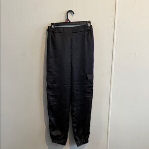 Sincerely Jules Black Cargo Jogger Trousers